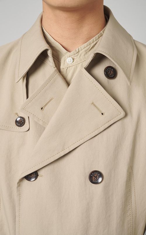 ダブルトレンチコート