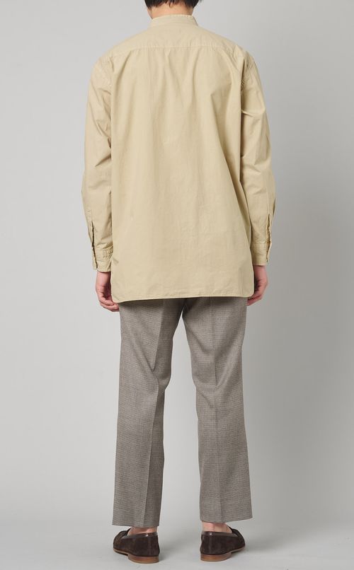 ブロードスタンドカラーシャツ