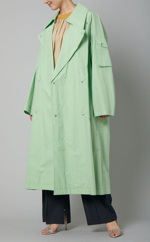 ギャザーディテールロングワンピース