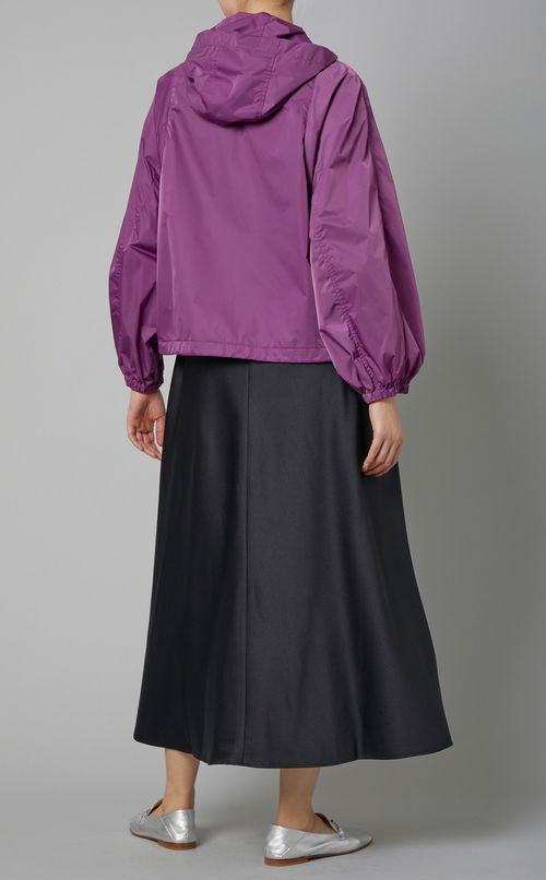 ショートフーデットブルゾン