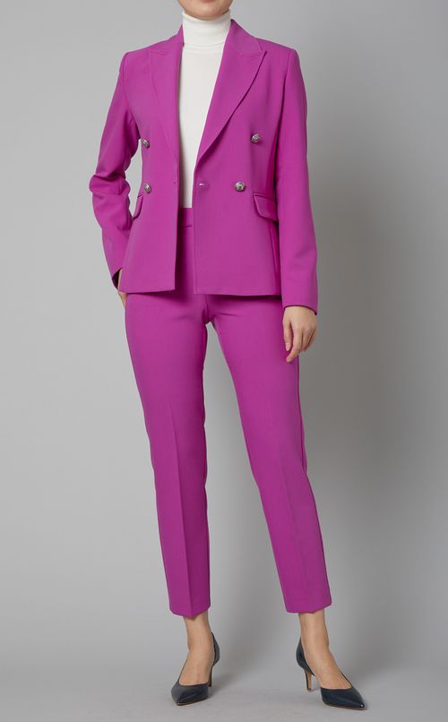 ダブルブレストコンパクトジャケット