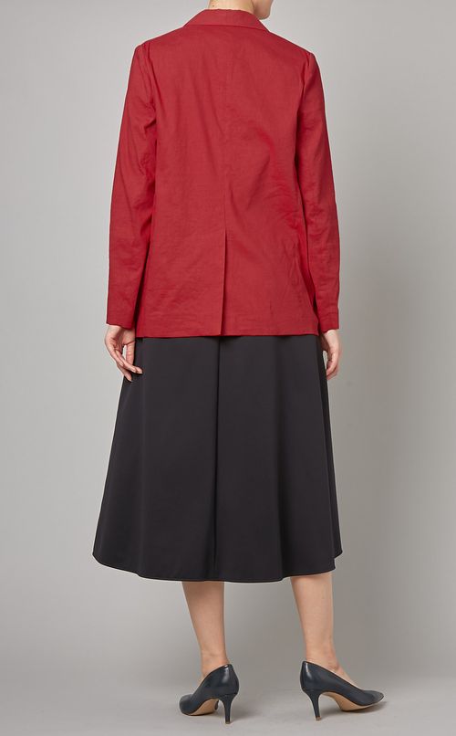 ノッチドラペルダブルジャケット