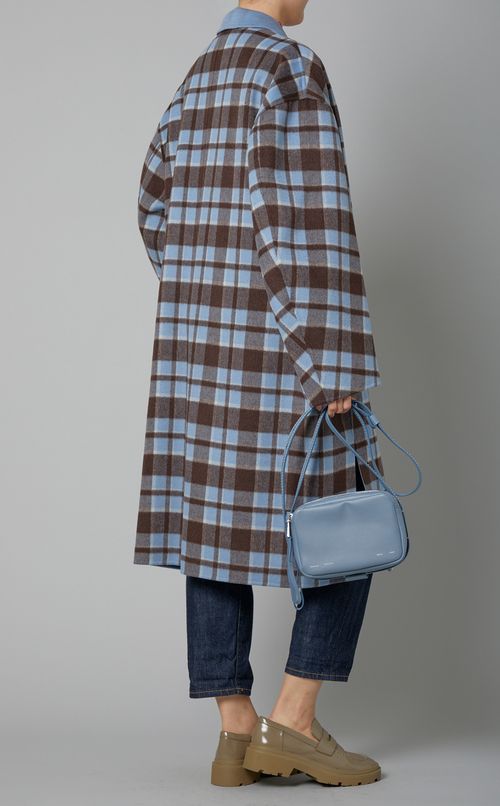 ビッグチェックリバーシブルコート