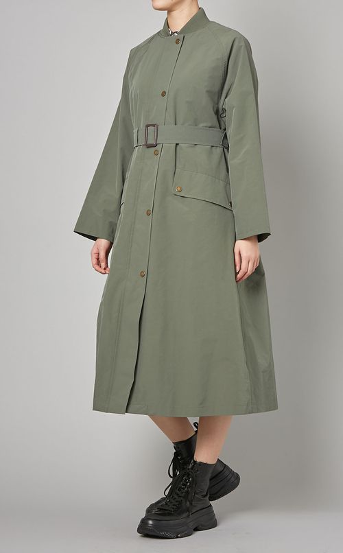 コットンナイロンMA-1ロングコート