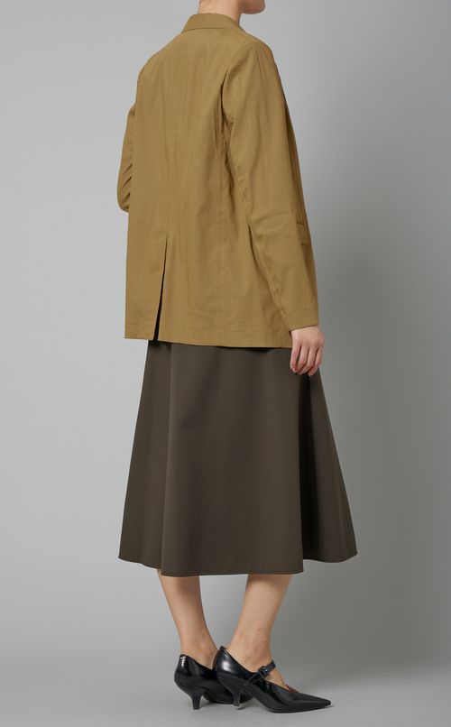 ノッチドラペルダブルジャケット