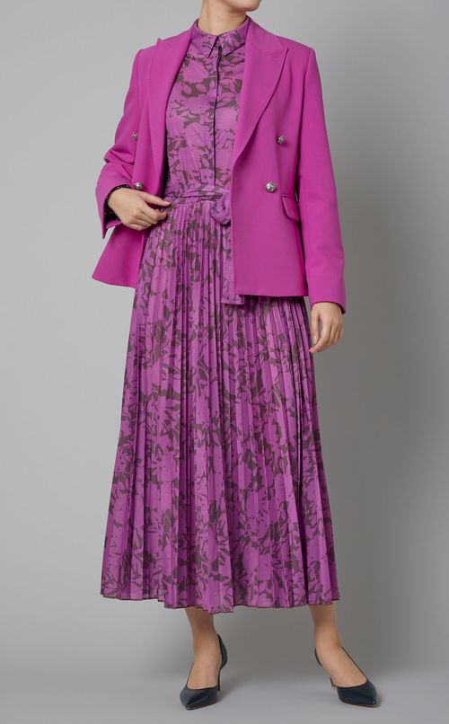 ダブルブレストコンパクトジャケット