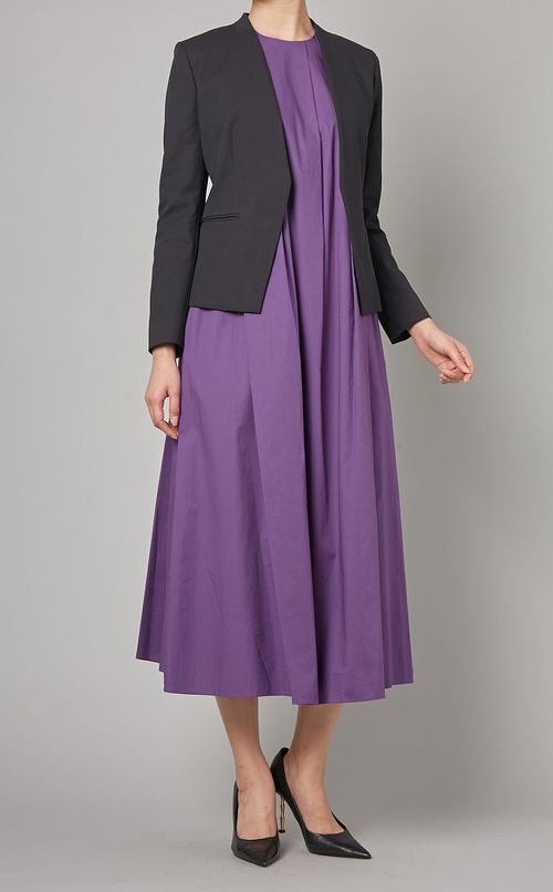 フロントタックノースリーブワンピース