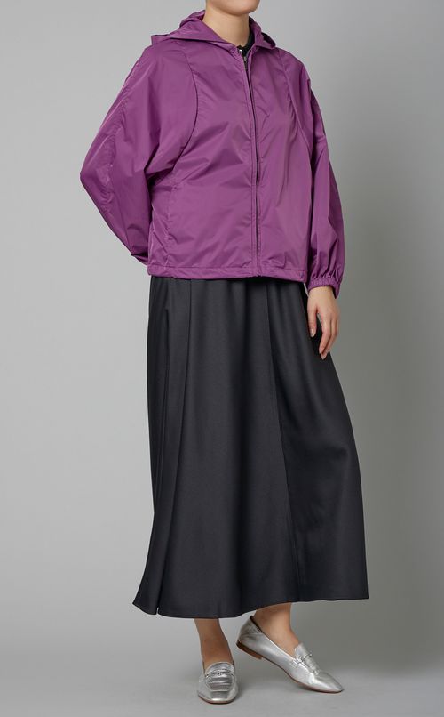 異素材コンビノースリーブワンピース