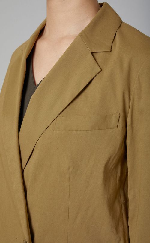 ノッチドラペルダブルジャケット