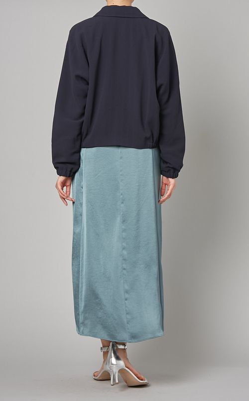 ダブルジップアップブルゾン