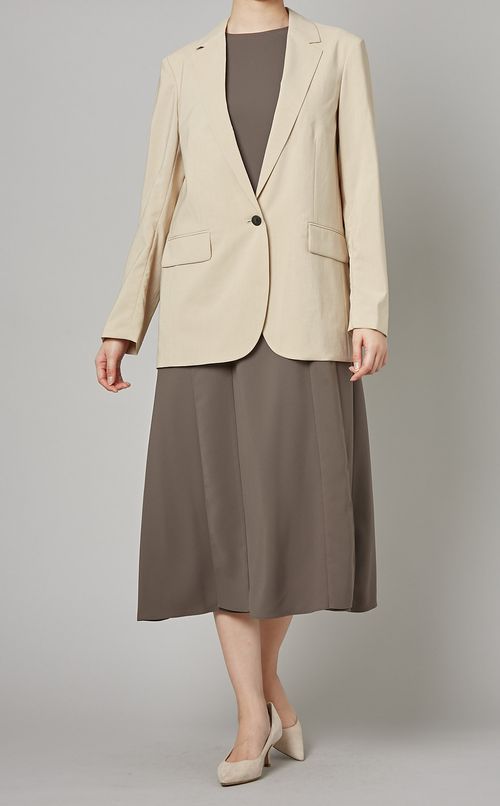 ソフトクレープラッフルワンピース