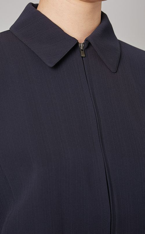 ダブルジップアップブルゾン