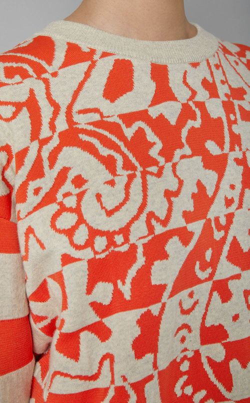 ボーダーミックスオーバーサイズトップス