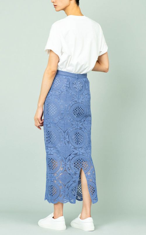 レースタイトロングスカート