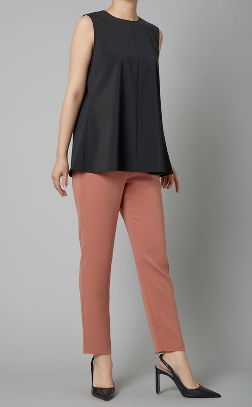 トリアセテートテーパードパンツ