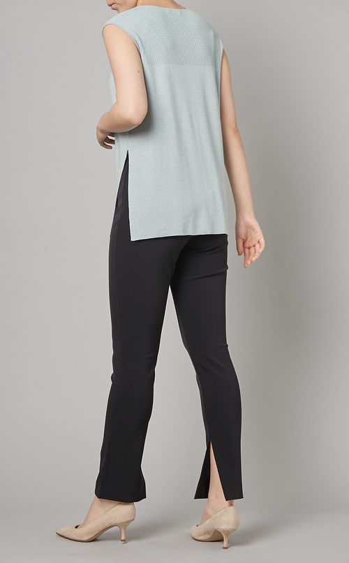 ノースリーブニットプルオーバー