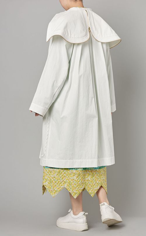 フラワーエンブロイダリーオーバーコート