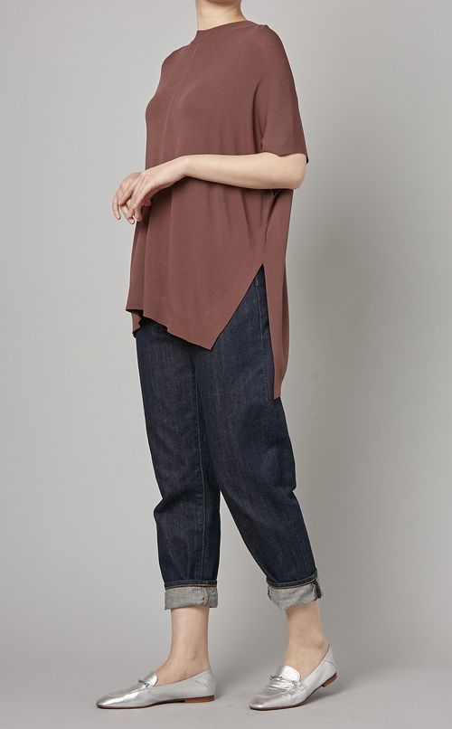 ボトルネックオーバーサイズニット