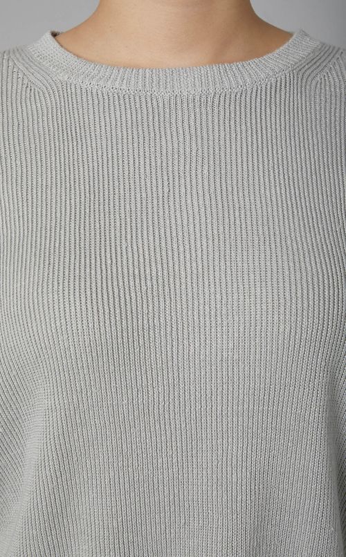 リネンニットプルオーバー