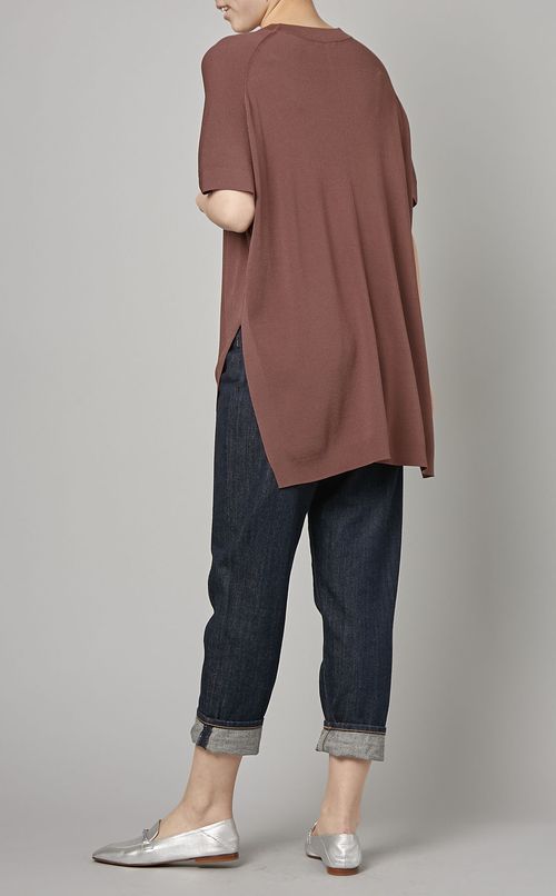 ボトルネックオーバーサイズニット