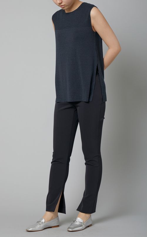 ノースリーブニットプルオーバー