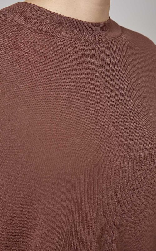 ボトルネックオーバーサイズニット