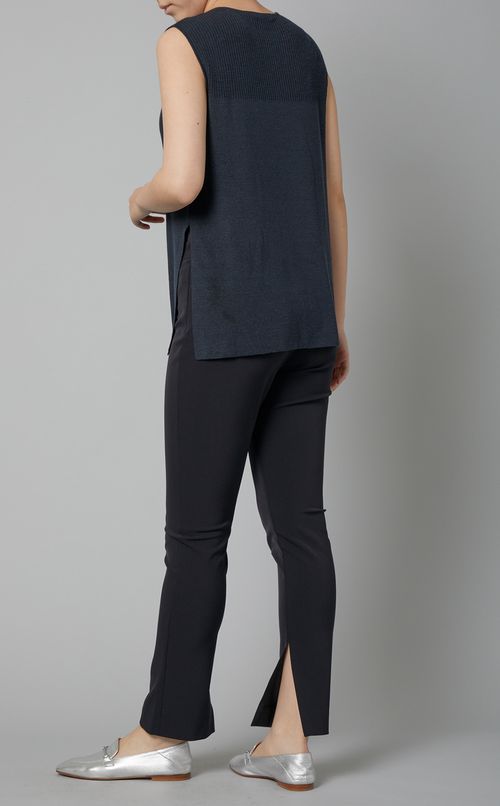 ノースリーブニットプルオーバー