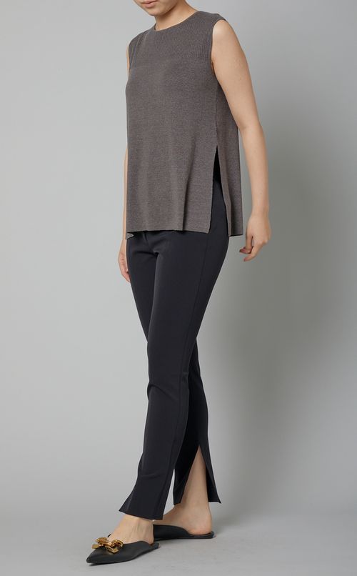 ノースリーブニットプルオーバー