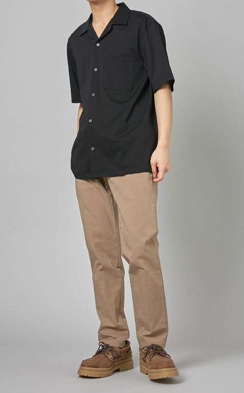 ストレッチオープンカラーシャツ