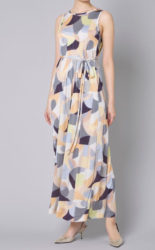 マルチカラーロングワンピース