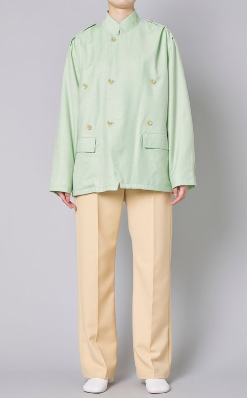 センタープレスストレートパンツ