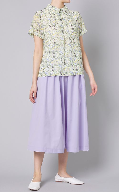 リバティプリントプルオーバーシャツ