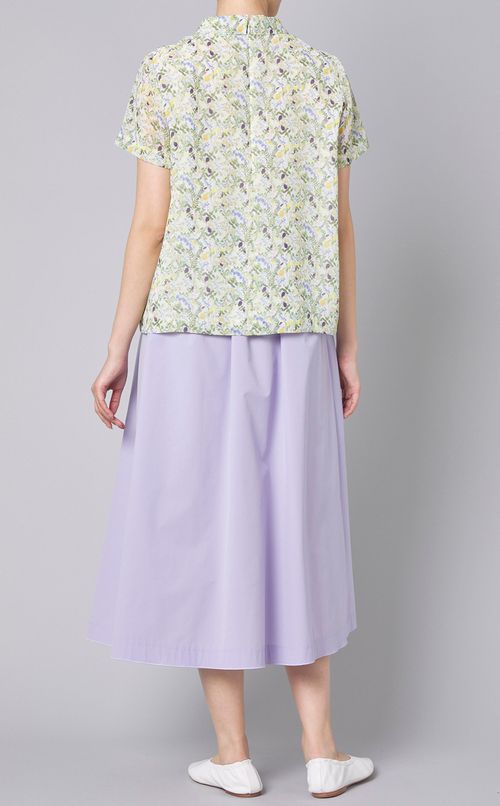 リバティプリントプルオーバーシャツ