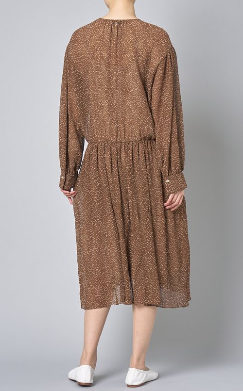 ミニドットギャザーワンピース