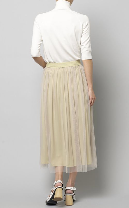 チュール付イージースカート