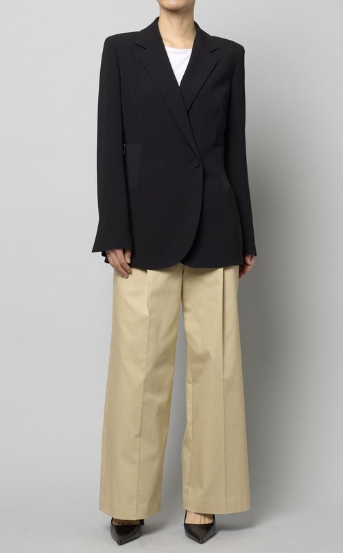 ウエストリブテーラードジャケット