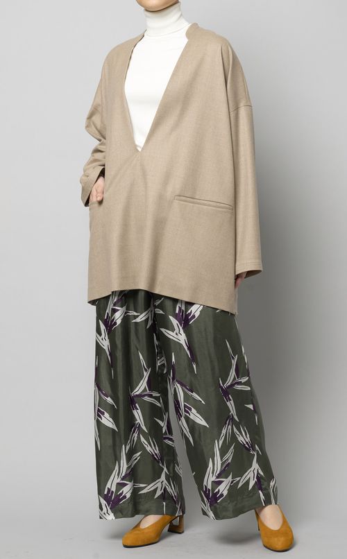 サキソニーVネックプルオーバー