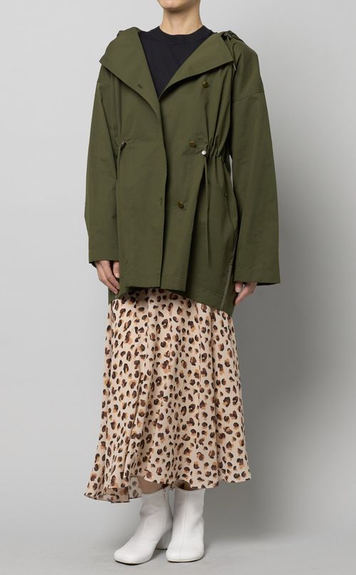 フード付ショートコート