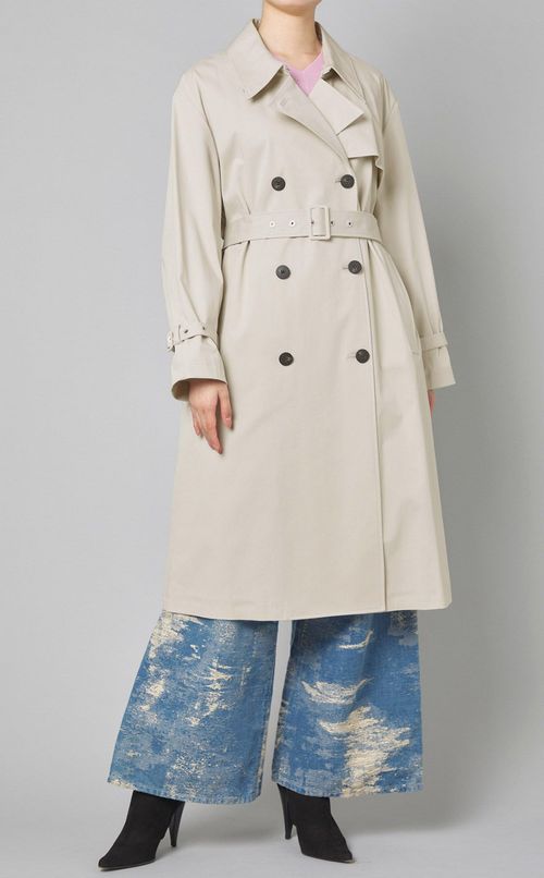 ダブルブレストトレンチコート