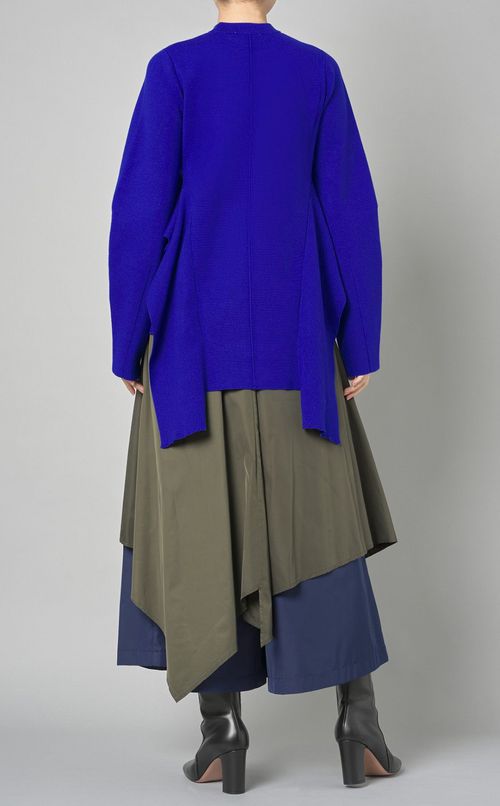 コクーンスリーブデザインニット