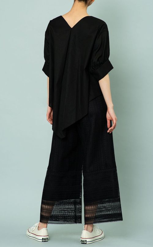 レースワイドパンツ