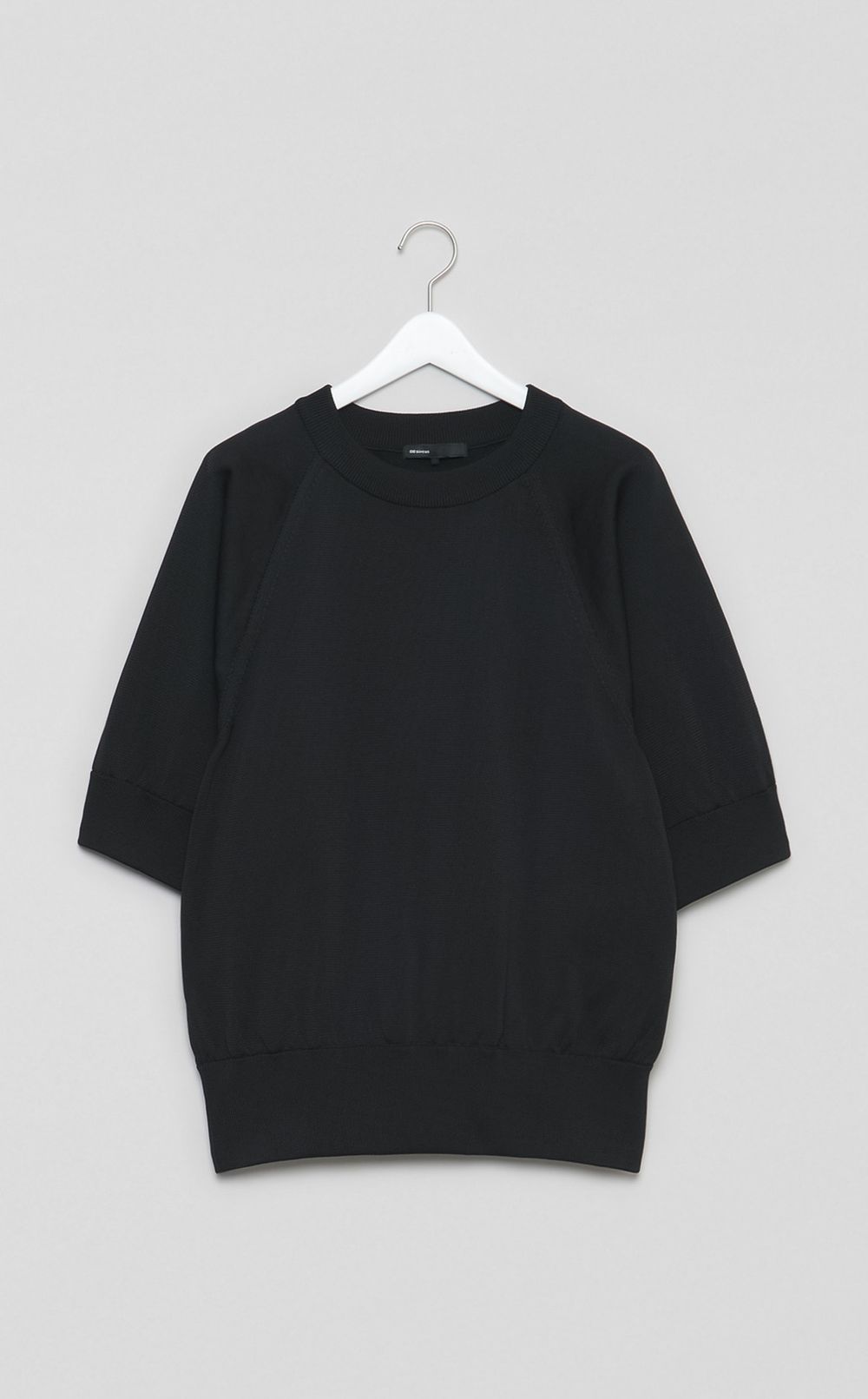 ラグランショートスリーブニット