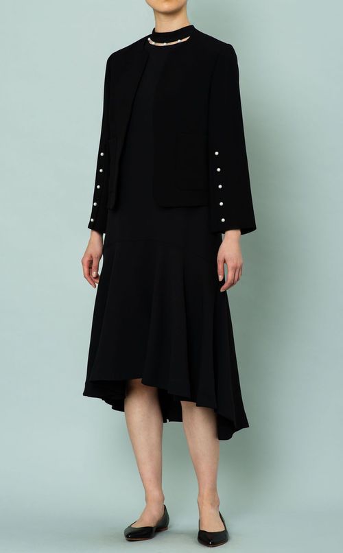 パール付ノースリーブワンピース