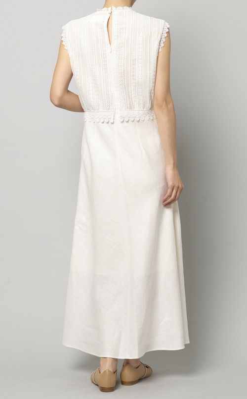 レースリネンワンピース