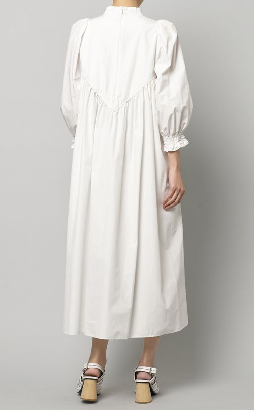 シャーリングスリーブワンピース