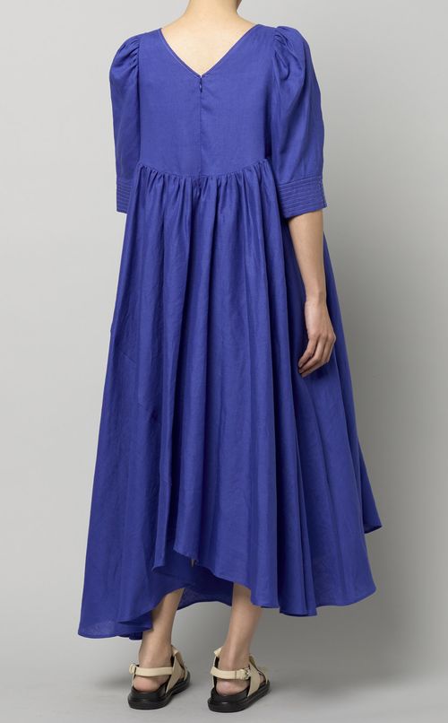 イレギュラーヘムリネンワンピース