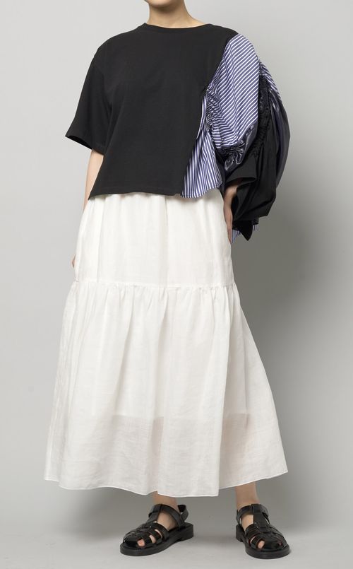 シャーリングオーバーサイズカットソー