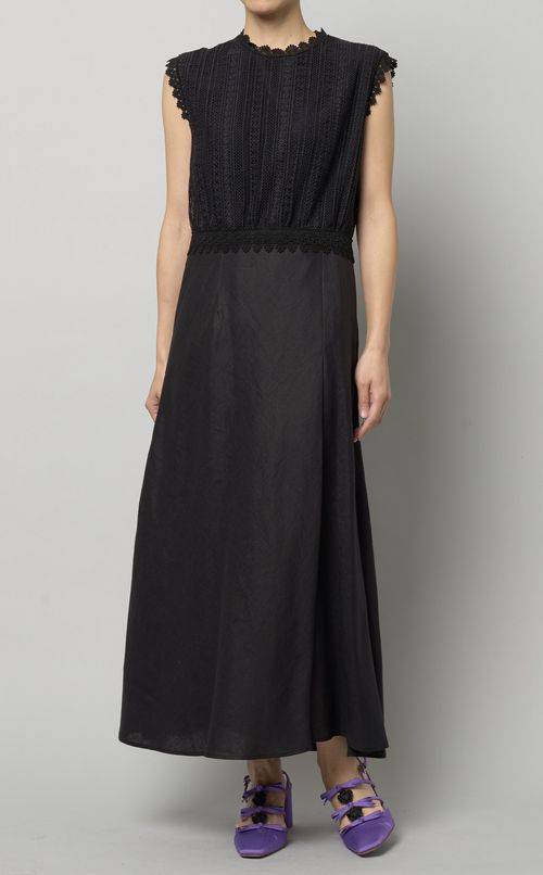 レースリネンワンピース