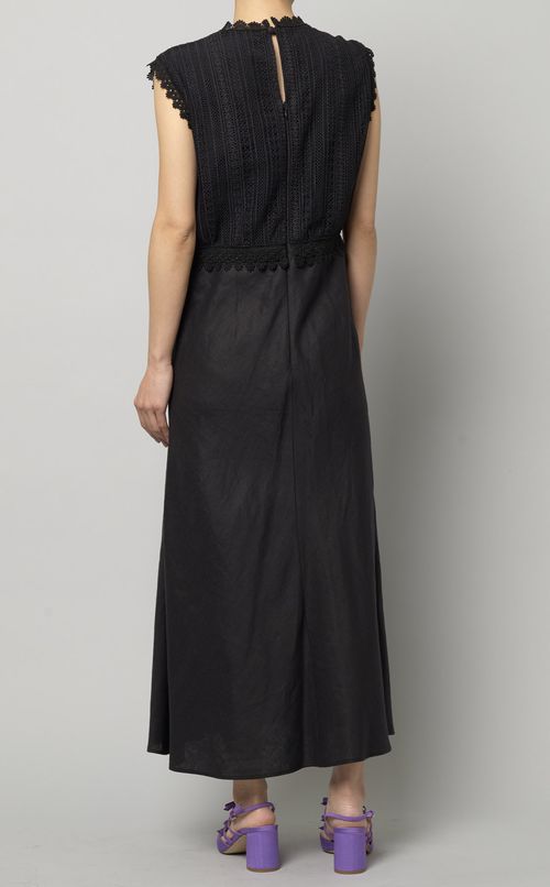 レースリネンワンピース