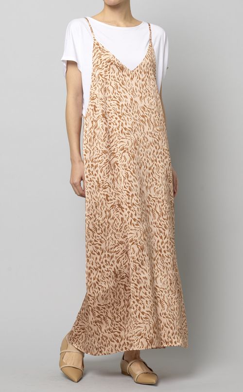 プリントキャミソールワンピース